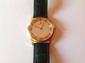 Vintage GUBELIN Men's Rose Gold 18K Automatic Watch - Gubelin 34 mm Extra Slim