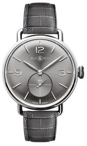 WW1-ARGENTIUM-RUTHENIUM | BRAND NEW BELL & ROSS VINTAGE WW1 41MM MEN'S WATCH