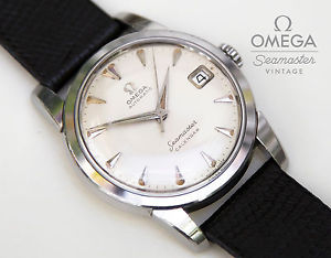 EXCELLENT OMEGA SEAMASTER CALENDAR S. STEEL 1959 Cal 503 Automatic Vintage Watch