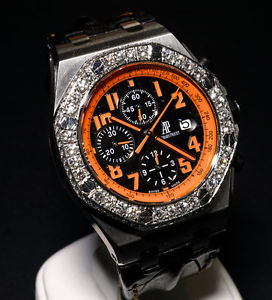 Audemars Piguet Volcano with Diamond Bezel - Box & Papers