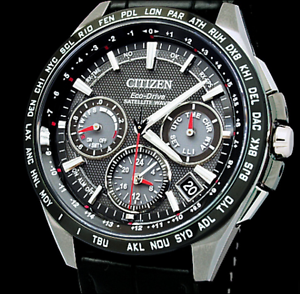 CITIZEN ATTESA Eco-Drive CC9015-03E Double Direct Flight Solar Titanium Satellit