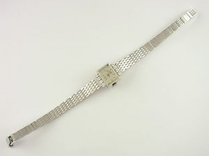 Ebel Lady Watch Damenuhr 18 kt Weißgold Diamanten vintage Box & Zertifikat