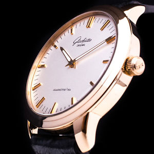 GLASHÜTTE ORIGINAL SENATOR 18K ROSEGOLD AUTOMATIC HOCHFEINE HERRENUHR Cal 100-08