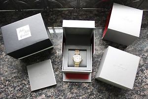 NIB Michele Serein-16 Gold Diamond MOP Dial MWW21B000017 Womens Ladies Watch