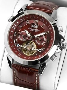 Calvaneo 1583 Original "ASTONIA coloris COGNAC," Haute précision Platiné avec