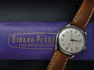 Vintage Girard Perregaux Gyromatic Watch 39 Jewels 1950s-1960s - Art Deco Style