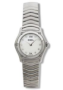 Ebel Classic Wave Mother-of-Pearl Dial Diamond Watch (9157f11-9725)
