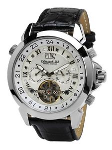 Calvaneo Astonia BLAK RUSSIAN DIAMANT PLATINE PLATINé Automatique Navire amiral