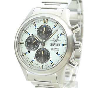 Pre-Owned BALL Fireman Ionosphere SS White Dial Men's Automatic Watch CM1090C,MR