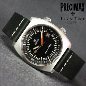 Late 1960's Precimax “Aquamax Safety” Super Compressor Watch – ETA Cal. 2462