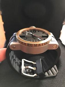 Oakley Gearbox Automatic Titanium Black Carbon Fiber Dial Watch Serial # 0677