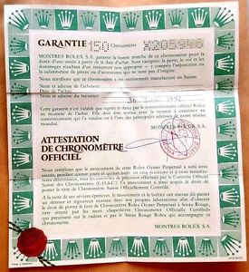 ORIGINAL ROLEX CERTIFICADO DE GARANTIA INTNAL + ESTUCHE + TRADUCTOR Y CALENDARIO