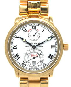 18K Yellow Gold Ulysse Nardin Marine Chronometer 261-77