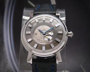 Handcrafted Blue Beam Stainless Steel men's watch automatic micro-rotor movement