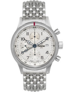 Tutima Grand Classic Chronograph Automatic Men's Watch - 781-26W, MSRP $4,500