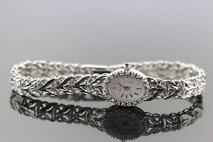 14k White Gold Bulova Gold Collection 10 Diamond Watch STUNNING!!!