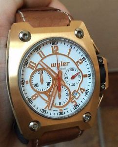 Wyler Incaflex Limited Edition of 3999 18k Rose Gold Box/Papers
