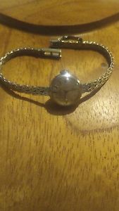 Vintage Bucherer ladies 18k white gold watch 17 jewel Mechancial Movement WORKS!