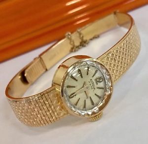 18K 750 SOLID YELLOW GOLD Vintage ASTROLUX  SWISS WATCH 17 RUBIS 25.2GR