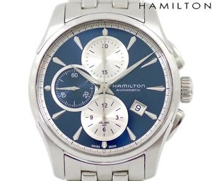 Auth HAMILTON Jazzmaster Chronograph H325960 Automatic SS Men's watch