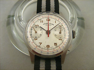 VINTAGE FAVRE LEUBA CHRONOGRAPH TELEMETRE CAL 22 (Valjoux) ULTRA RARE