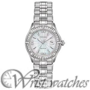 Citizen Signature EW2270-86D Women's Stainless Silver Bracelet Band Silver Dial