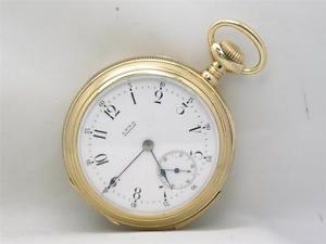 VERY RARE SOLID 14K GOLD WALTHAM 5 MINUTE REPEATER POCKET WATCH - RUNNING!