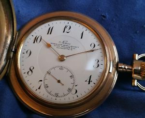 "Nomos Glashütte" Taschenuhr vergoldet - Sprungdeckel selten alt L@@K