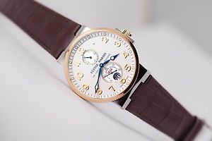 Ulysse Nardin Maxi Marine Chronometer 18kt gold steel 265-66/60 BNIB last one