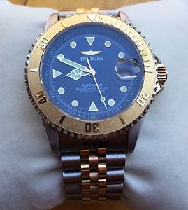 Invicta Limited Edition ILE91799 25J  Swiss Automatic Solid 18k Gold & S.Steel