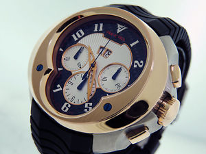 Franc Vila Chronograph FVa8 Grand Date 18k Gold/Ti "Esprit Unique" $43,500 LNIB