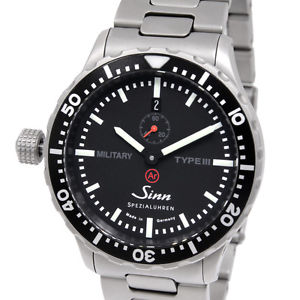 Free Shipping Pre-owned Sinn Military Type3 Japan Limited Edition 300 Men's