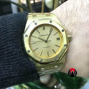 Audemars Piguet Royal Oak 37mm 18k Solid Yellow-Gold, Serviced, Mens Watch