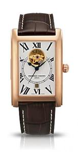 Pre-owned Frederique Constant Classical Curry Heart Beat & Date World Limited500