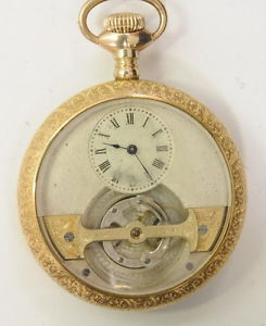 Antique 1905 Toubillion Mobilis 45mm Lever Tourbillion Carriage Pocket Watch