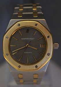 Audemars Piguet Royal Oak Two Tone 18K Gold Stainless Steel Automatic Watch Date