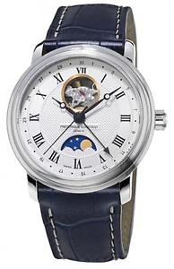 Pre-owned Frederique Constant Classic Heartbeat Moon Phase Date FC-335MC4P6