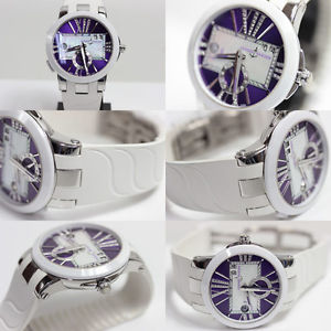 Free Shipping Pre-owned Ulysse Nardin 243-10-3/30-05 Executive Dual Time Lady