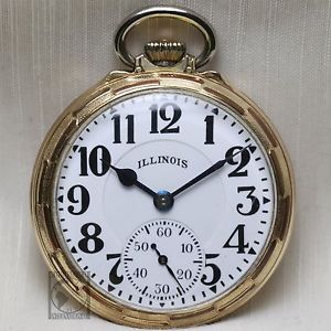 1932 Illinois Bunn Special 161A ELINVAR 60 HOUR Type IIP Pocket Watch 16s
