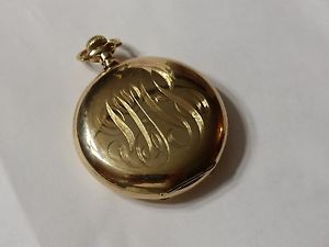 Rare 14K Solid Gold Ball Watch Co. Hunting Case Pocket Watch