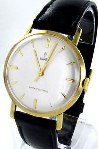 Vintage Tudor HERRENUHR 18kt Gold Handaufzug