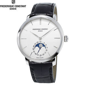 Free Shipping Pre-owned Frederique Constant Slimline Manufacture Automatic Roll