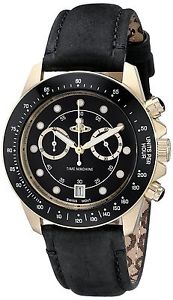 Vivienne Westwood Men's VV118BKBK Barbican Analog Display Swiss Quartz Black Wat