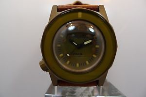 VINTAGE VDB BRONZE TROOP HANDMADE PIECE UNIQUE 47MM 5 STRAPS LIMITED MILITARY