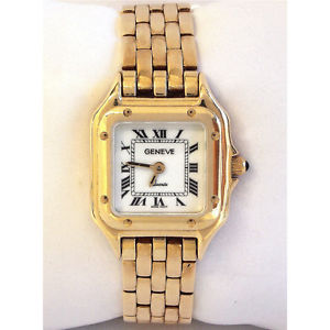 14kt Yellow Gold Lady's Geneve Watch 62 grams