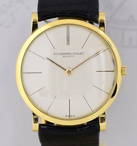 Audemars Piguet 18K Gelbgold Ultra Flat Vintage Gold Ultraflach Axel Springer