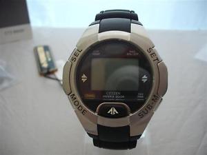 VERY RARE CITIZEN PROMASTER AQUALAND DIVERS 200M/660FT DIGITAL WATCH -47mm