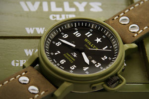 Jeep Willys Club watches Switzerland limited edition American version USA
