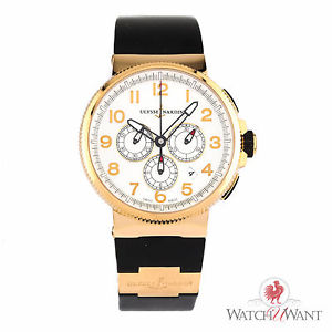 Ulysse Nardin Marine Chronograph 18k Rose Gold 1506-150-3/61 43mm