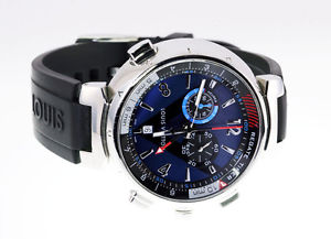 LOUIS VUITTON Men's Wrist Watch Regate Timer Swiss Made Stainless Steel 48mm